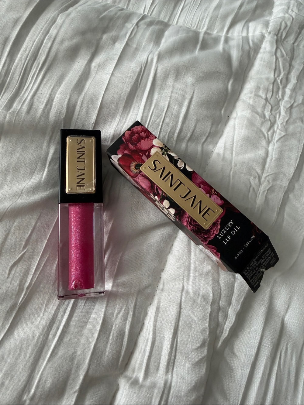 Saint Jane Luxury Lip Oil — Elixir Shimmering Pink